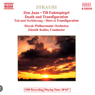 STRAUSS - Kosler - Don Juan, pour grand orchestre op.20